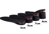 Palmilha para aumentar altura Elevate Air Max 3.0 - Aumente de 3 cm à 9 cm de tamanho