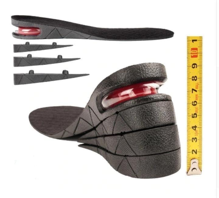 Palmilha com amortecedor para aumentar altura até 9 cm de homens baixinhos 