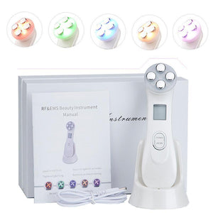 Aparelho 5 em 1 Tratamento Facial - Fototerapia LED